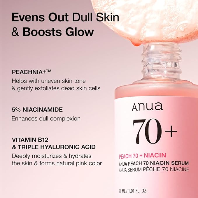 Anua Peach 70 Niacinamide Serum 30ml