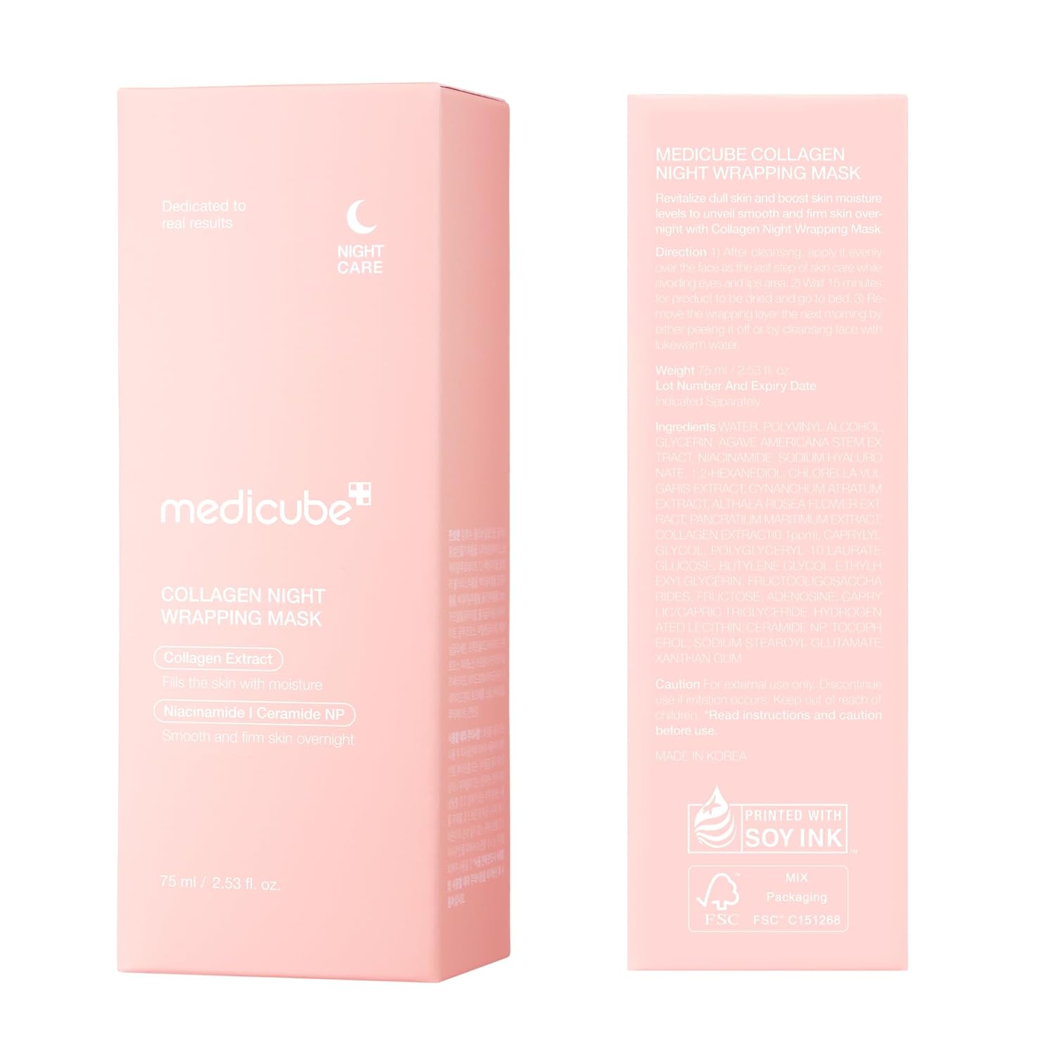 Medicube COLLAGEN NIGHT WRAPPING MASK 75 ML