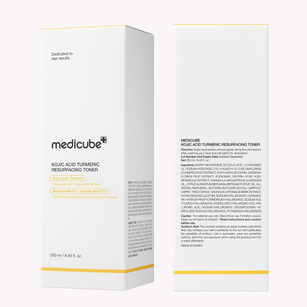 Medicube Kojic Acid Turmeric Smoothing Toner 250ml