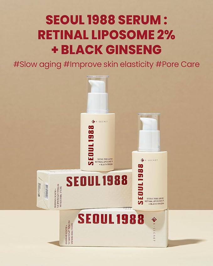 K-SECRET SEOUL 1988 Retinal Serum: Retinol Serum for Face Anti Aging Wrinkle Care - 2%